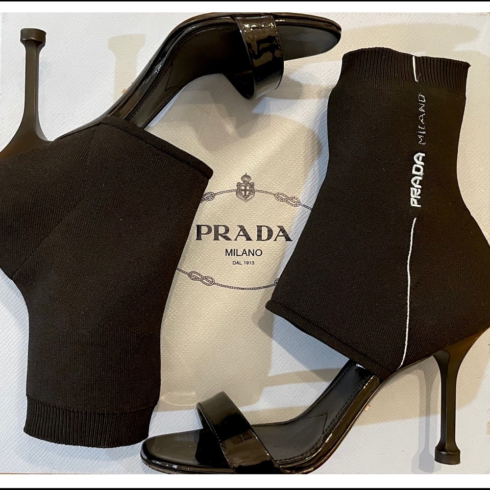 Prada Heels 🖤 - Picture 2 of 7